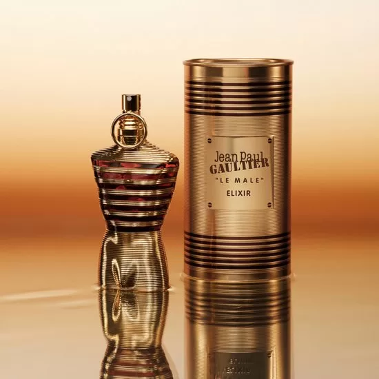 Jean-Paul Gaultier Le Male Elixir 125 ml Eau de Parfum voor Heren - Houtachtig & Ambertinten, Frisse Munt & Tonkaboon Geuren