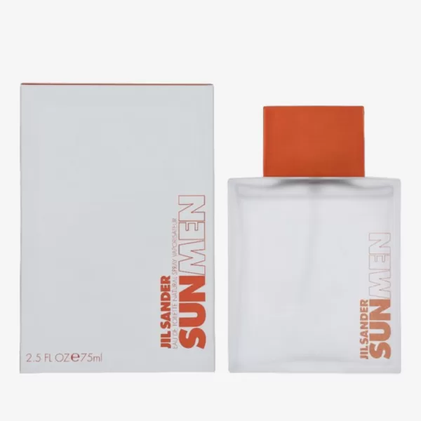 Jil Sander Sun Eau de Toilette 75 ml für Herren – Frisches & Sinnliches Parfum mit Hölzern, Bergamot, Kardamom & Muskus – Ideal für den Sommer