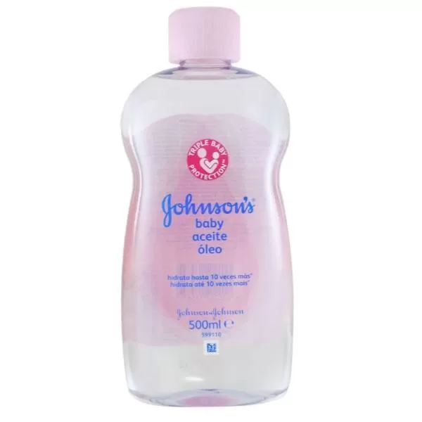 Johnson's Baby Olie Original 500ml – Huidolie voor Alle Huidtypes, Ideaal voor Pasgeborenen & Gevoelige Huid – Johnson & Johnson