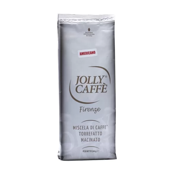 JOLLY Caffé Americano 500g - Gemahlener Kaffee, Hochwertige Mischung, Ideal für Frühstück & Entspannung, Italienische Qualität