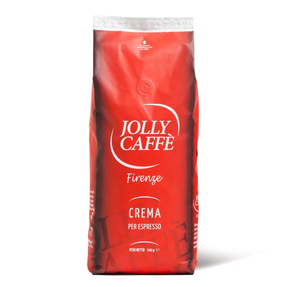 JOLLY Caffé Crema 1000g Bohnen – Aromatischer Kaffeegenuss für perfekten Espresso & Kaffee – Hochwertige Röstung für Kaffeeliebhaber