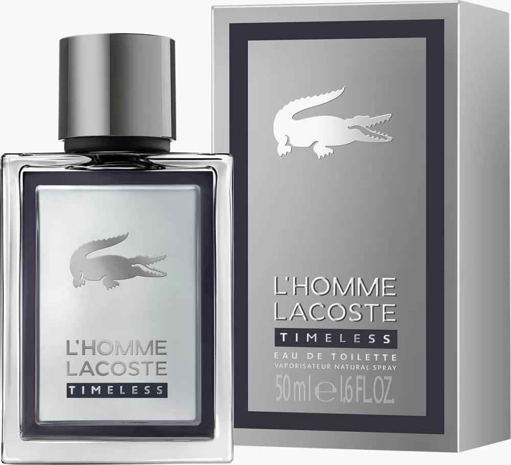 Lacoste L'Homme Timeless Eau de Toilette 50ML - Eleganter Herrenduft für jeden Anlass, frischer und zeitloser Duft von Lacoste