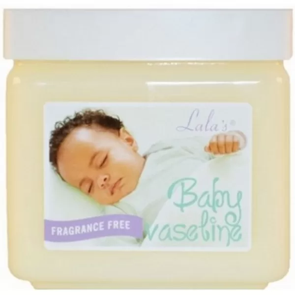 Lala's Baby Vaseline - Smooth & Creamy, Parfumvrij, 368g - Milde Huidverzorging voor Baby's, Ideaal na Luierwissel & voor het Slapen