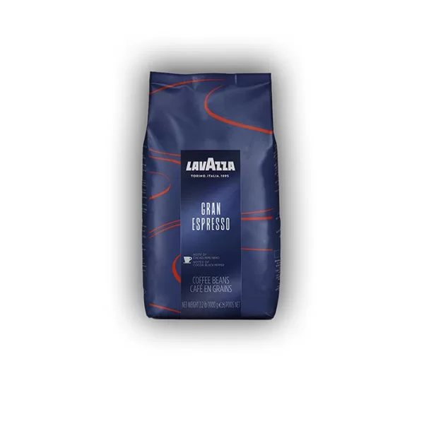 Lavazza Gran Espresso 1 kg - Hochwertige Espressobohnen mit Kakao- und Pfeffernoten, vollmundiges Aroma, italienischer Kaffeegenuss