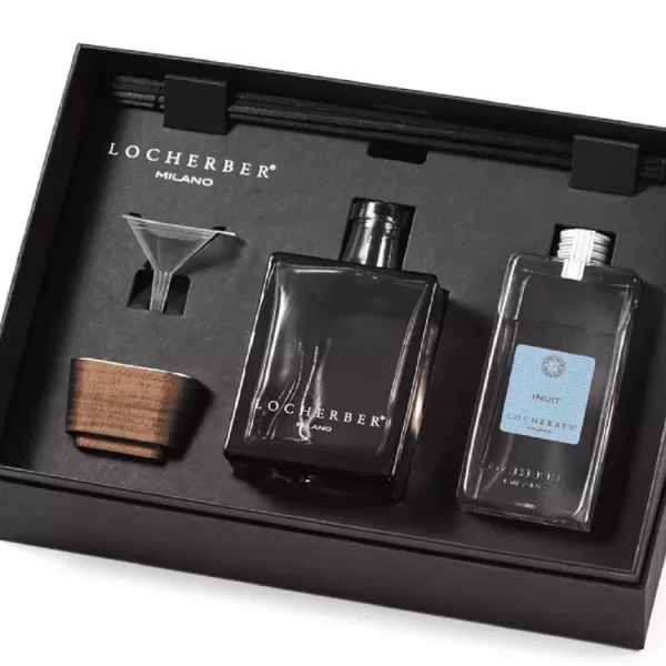 Locherber Milano Inuit Mood Collection Geschenkset 500 ml – Frischer blumiger Duft, handgefertigter Deckel, ideal als Geschenk für Freiheit Liebende.