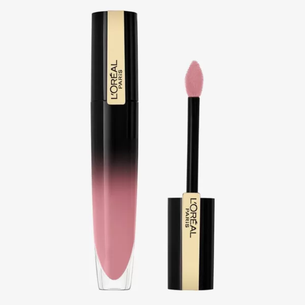 L'Oréal Brilliant Signature Liquid Lipstick 305 Be Captivating - Roze - Ultra Glanzend - 6,4 ml - Langdurige Lipgloss für Vrouwen