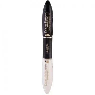 L’Oréal Double Extension Extra Black Mascara – Intensiver Schwung & verlängerte Wimpern für einen atemberaubenden Augenaufschlag, 8 ml