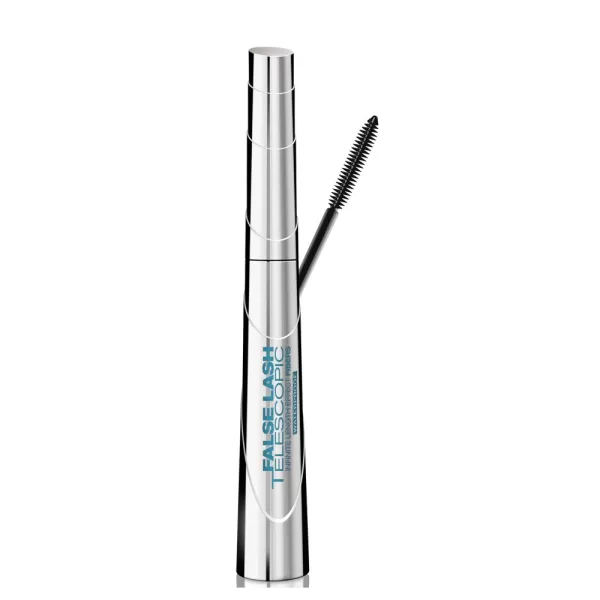 L'Oréal False Lash Telescopic Waterproof Mascara - Zwart, Langanhaltender Effekt, Volumen & Definitie, Perfekt für Jeden Anlass