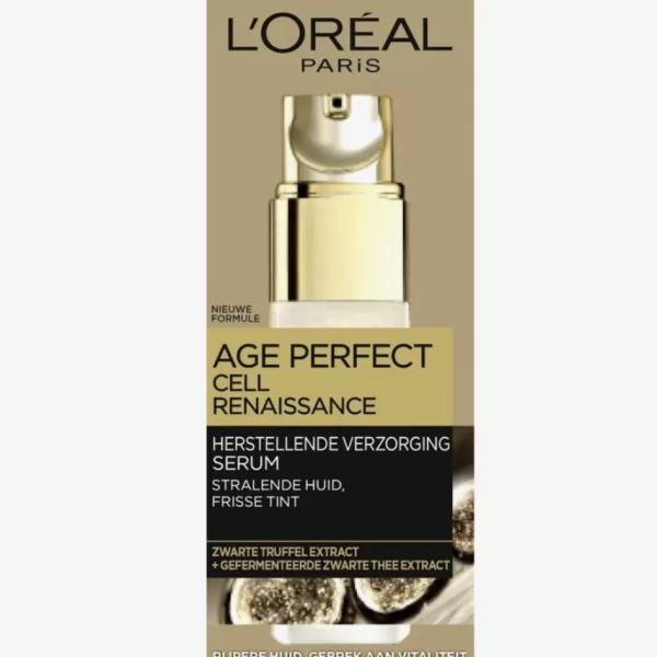 L'Oreal Paris Age Perfect Cell Renaissance Serum Gold 30ml - Verjongend, celvernieuwing, stralende huid, zijdezacht, met gouden microreflectoren