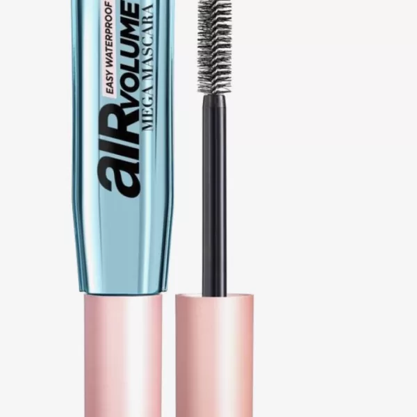 L'Oréal Paris Air Volume Mega Mascara Waterproof - 01 Black - Extreem Volume, Hypoallergeen, Lichtgewicht, Voor Contactlensdragers