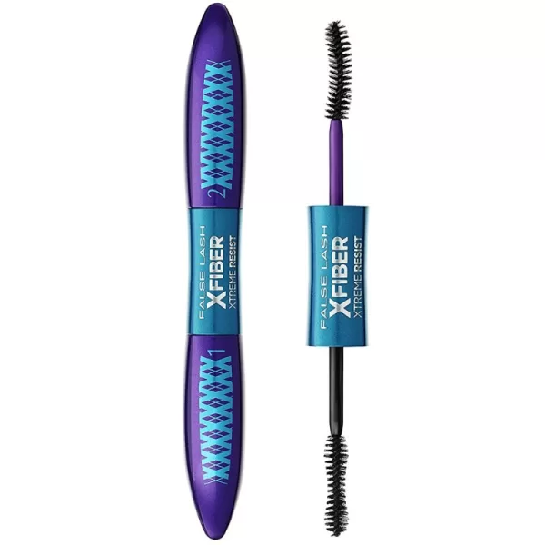 L'Oréal Paris False Lash Xfiber Waterproof Mascara - Zwart - Extreem Volume & Definitie - 20x Meer Vezels - Klontvrij - Valse Wimpers Effect