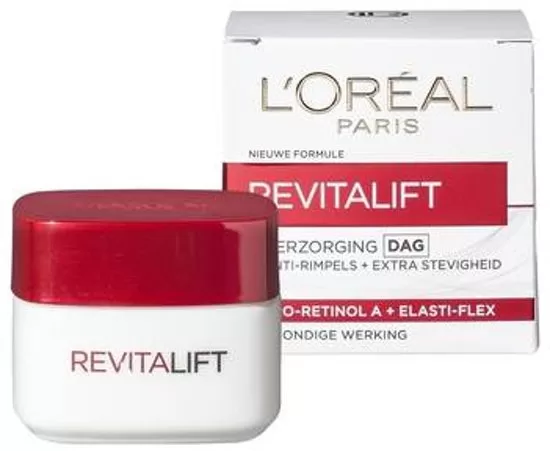 L'Oréal Paris Revitalift Dagcrème 50ml - Anti-aging, verstevigt en hydrateert, geschikt voor vrouwen 40+, voor alle huidtypes