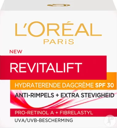 L’Oréal Paris Revitalift Dagcrème SPF 30 - 50 ml | Anti Rimpel, Verstevigend, Vermindert Pigmentvlekken en Rimpels, UVA/UVB Bescherming