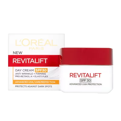 L'Oréal Paris Revitalift Hydraterende Dagcreme SPF 30 - Anti-Rimpels, Extra Stevigheid, 50ml, Voor Vrouwen 30+ - Huidverjonging & Bescherming