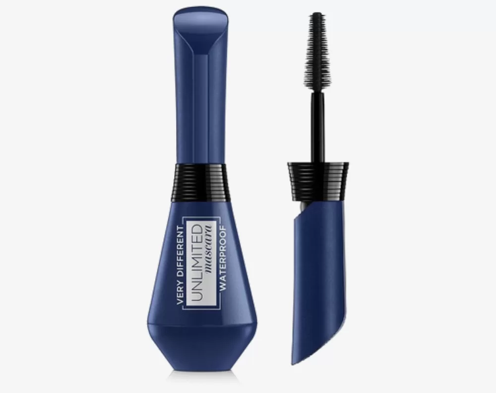 L’Oréal Paris Unlimited Waterproof Mascara - Zwart, Klontvrij, Buigbaar Borsteltje, Lash Lift Effect, Makkelijk te Verwijderen met Warm Water