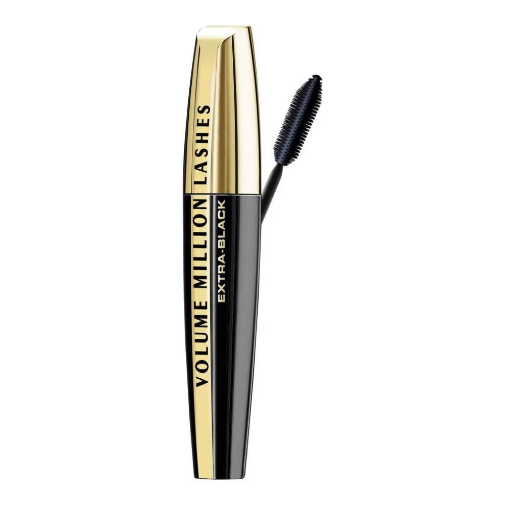 L'Oreal Mascara Volume 1 Million Carbon Black - Intensives Volumen & tiefschwarzer Look für perfekte Wimpern