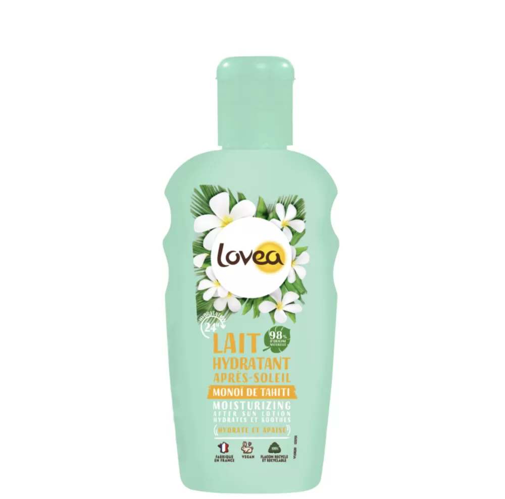 Lovea After Sun Lotion 150ML - Kalmerend & Hydraterend met Tahitiaanse Monoï & Aloë Vera, Vegan, 98% Natuurlijke Ingrediënten, Waterbestendig