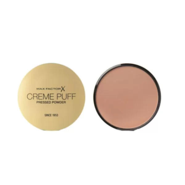 Max Factor Crème Puff Poeder Nr. 13 Nouveau Beige – Compacte Poeder met Medium tot Hoge Dekking, Vlekkeloze Matte Finish voor Alle Huidtypen