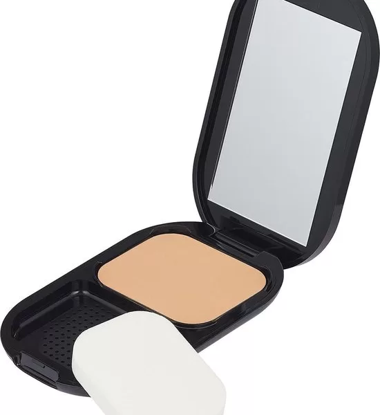 Max Factor Facefinity Compact Foundation 2 Ivory - Poeder met SPF 15, satijnen finish, 8 uur houdbaarheid, inclusief spiegel en sponsje