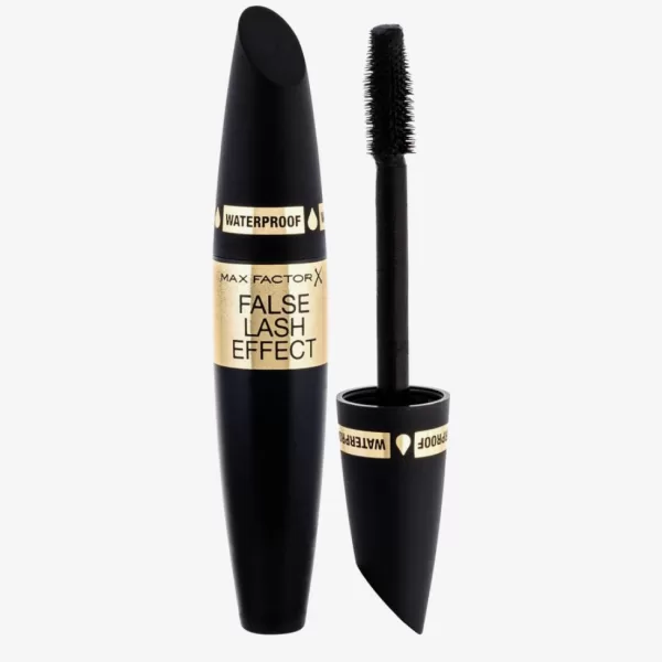 Max Factor False Lash Effect Waterproof Mascara - Zwart | Groot Borsteltje, Longlasting Volume, Perfecte Separatie, Glamour Look