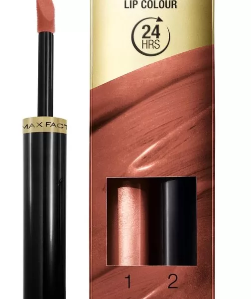 Max Factor Lipfinity Lip Colour 191 Stay Bronzed – Langhoudende Vloeibare Lippenstift met Glanzende Topcoat, 24 Uur Kleur & Hydratatie