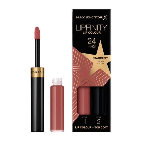 Max Factor Lipfinity Rising Stars 82 Stardust Lippenstift - Langdurige, hydraterende, glanzende kleur tot 24 uur - Hollywood geïnspireerd