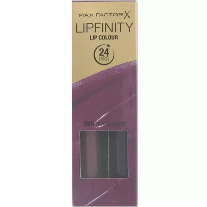 Max Factor Lipstick Lipfinity 395 So Exquisite - 24u Langdurige Lippenstift met Hydraterende Balsem voor Comfort & Glans