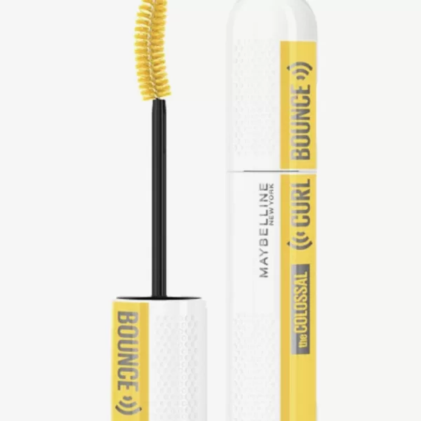 Maybelline Colossal Curl Bounce Mascara - Very Black, 10ml - Mega Volume, Bouncy Krul, Vegan, Langhoudend, Waterproof, Voor Gevoelige Ogen