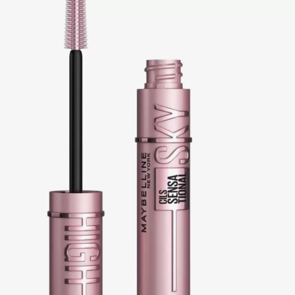 Maybelline Lash Sensational Sky High Mascara Very Black – 7.2 ml – Lengte en Volume – Geschikt voor Gevoelige Ogen – Flexibele Borstel