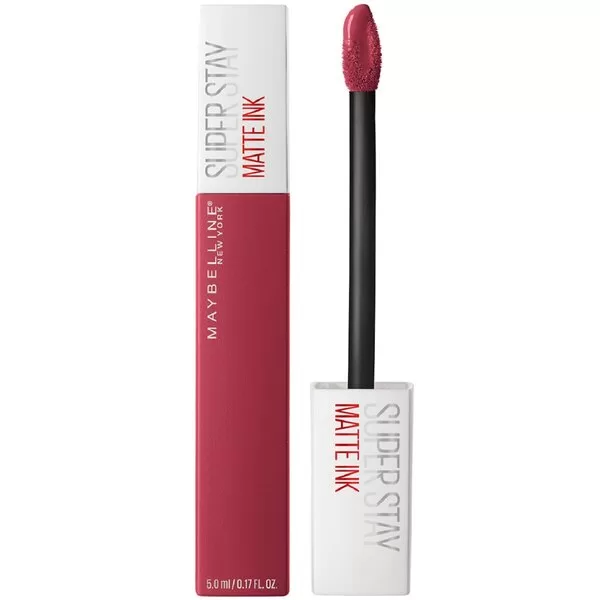 Maybelline SuperStay Matte Ink Lippenstift 80 Ruler - Langhoudend, Ultramatte Finish, 16 Uur Kleur, Rood - Perfecte Applicator voor Precisie