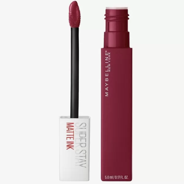 Maybelline Superstay Matte Ink Lippenstift 115 Founder – Intensives Rot, langanhaltend, matt, wasserfest, ideal für jeden Anlass