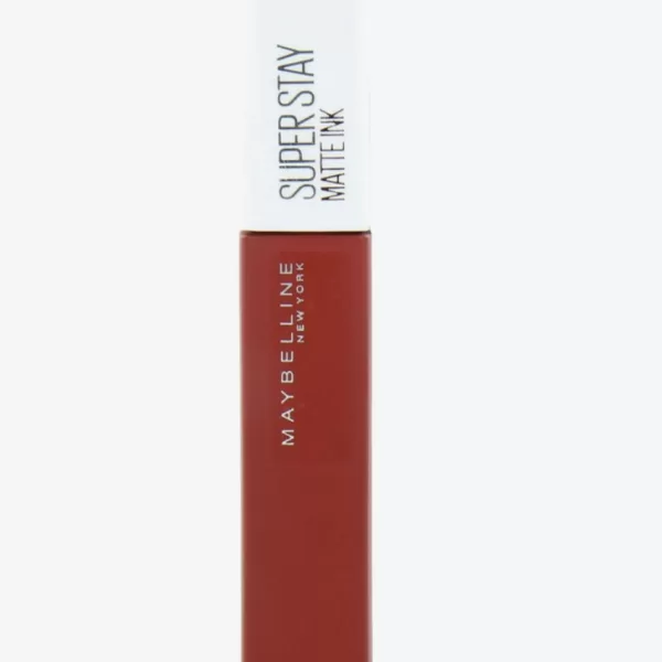 Maybelline Superstay Matte Ink Lippenstift 117 Ground Breaker – Roter, flüssiger, matter Lippenstift für langanhaltende Farbe