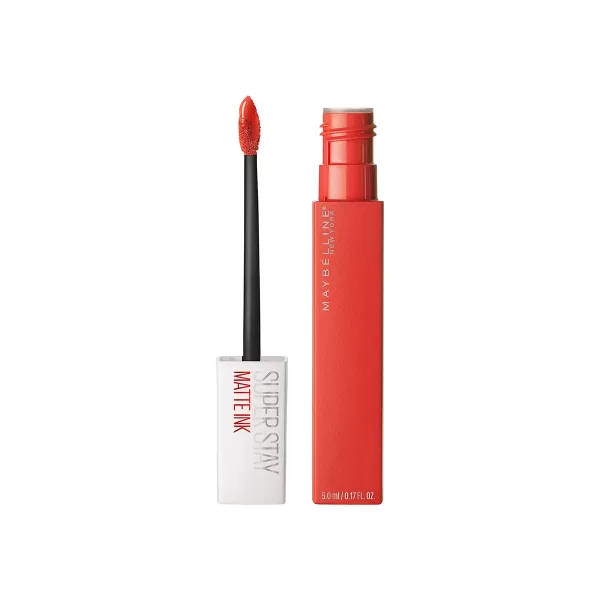 Maybelline Superstay Matte Ink Lippenstift 25 Heroine - Langhaltend, Intensiv, 2 Stück, Perfekte Deckkraft, Matte Finish