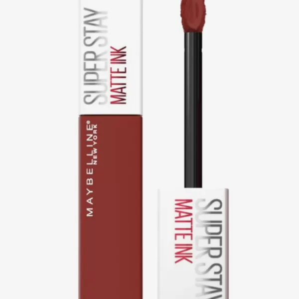 Maybelline SuperStay Matte Ink Lipstick 335 Hustler – Langhoudende Rode Liquid Lippenstift, 5 ml, Ultratmatte Finish, Tot 16 Uur, Masker-Vriendelijk