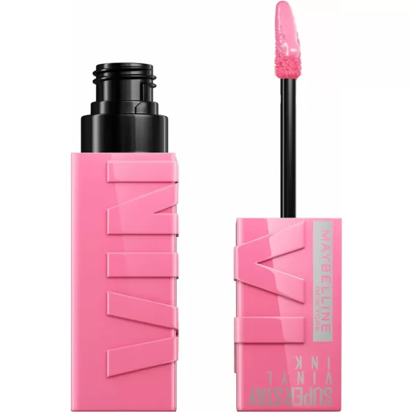 Maybelline SuperStay Vinyl Ink Lippenstift 155 Upbeat - 2 Stuks, Langhoudend, Intense Kleur & Vinyl Glans tot 16 Uur, Vegan