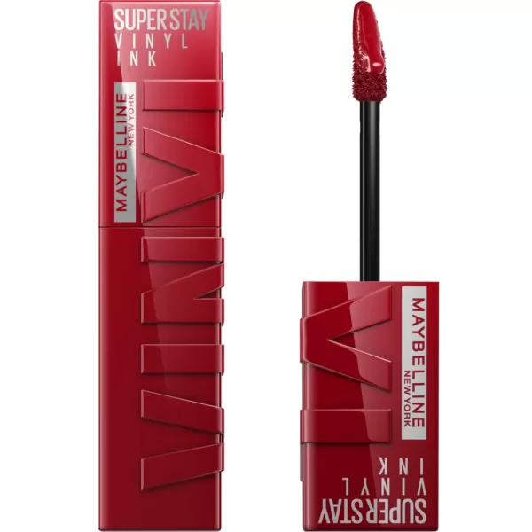 Maybelline SuperStay Vinyl Ink Liquid Lipstick 10 Lippy - 2 Stuks, Vegan, Langdurige Glans tot 16 Uur, Vlekkende Vrije Formule