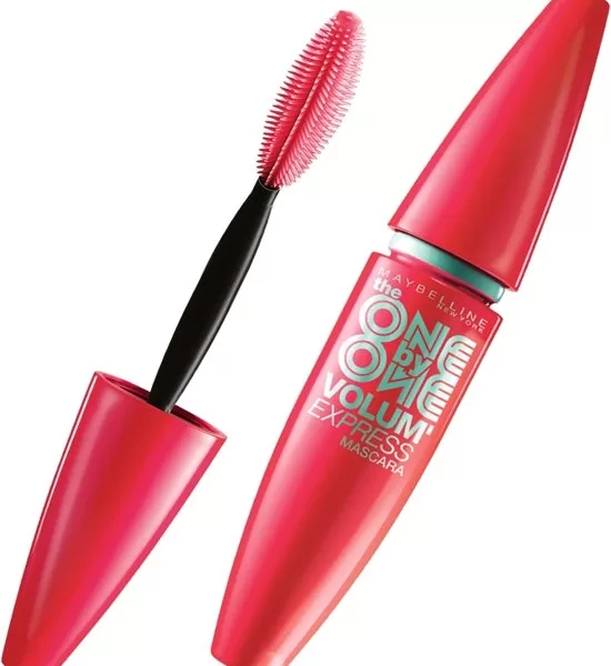 Maybelline Volum’Express One by One Waterproof Mascara - Zwart, Perfecte Scheiding, Volume & Langdurige Hold, Lash Catcher Borstel