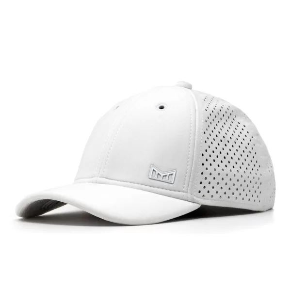 MELIN Trooper II Snapback Cap - Weiße Neopren-Frontpaneele, atmungsaktiv, feuchtigkeitsabsorbierend, gummiertes Visier, Soft-Touch-Verschluss