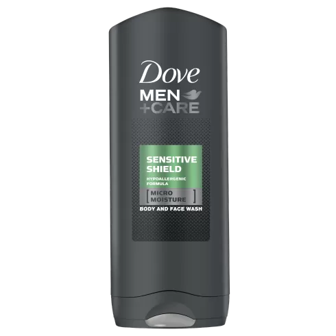 Men+Care Sensitive Shield Douchegel 250ml - Hydrateert & Beschermt met MicroMoisture Technologie tegen Uitdroging en Irritatie