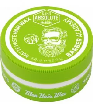 NANO HAIR WAX MATTE 150ml - Mattierende Haarwachs für starken Halt, flexibles Styling & natürlichen Look - Perfekt für alle Haartypen!