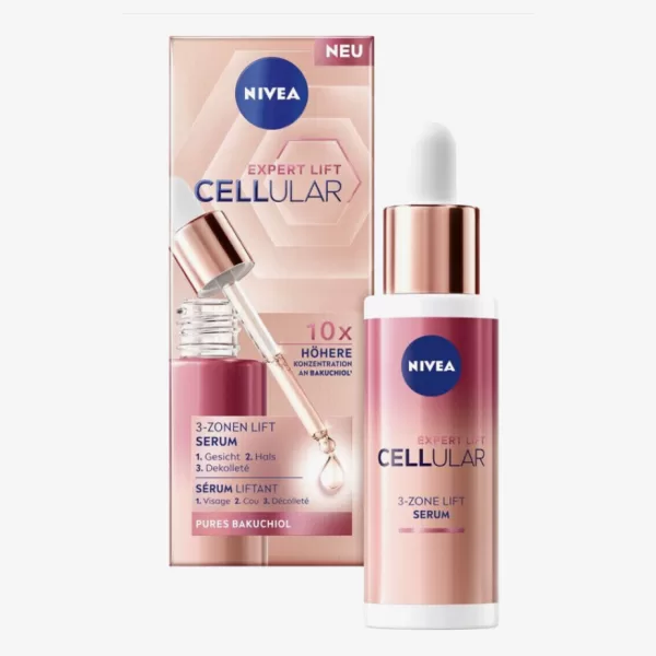 NIVEA Cellular Expert Lift Serum 30 ml - Verstevigend voor Gezicht, Hals & Décolleté, Stimuleert Celvernieuwing, Vermindert Rimpels, Dermatologisch Goedgekeurd