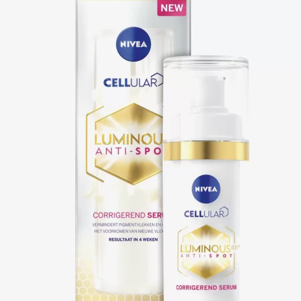 NIVEA CELLular Luminous Anti-Pigment Serum 30ml – Vermindert pigmentvlekken, egale huid, dermatologisch goedgekeurd, geschikt voor alle huidtypes