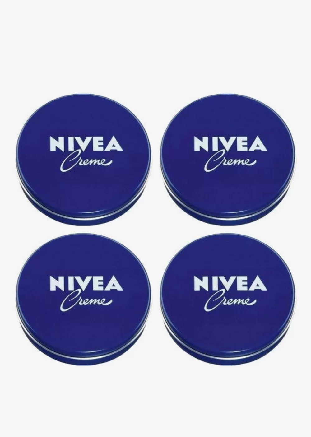 Nivea Crème Blik 150 ml - Hydraterende Bodylotion voor Gezin - 4 Stuks - Dagelijkse Verzorging voor Zachte en Soepele Huid