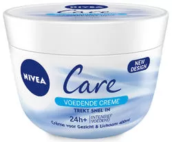 Nivea Creme Intensive Care 400ml + Make-Up Spiegel - 24h Hydratatie voor Gezicht en Lichaam, Dermatologisch Getest, Lichtgevoel