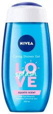 Nivea Love Splash Douchegel für Frauen, 250ml - Verfrischend mit Zeemineralen, pflegend und schäumend, für ein sinnliches Duschvergnügen