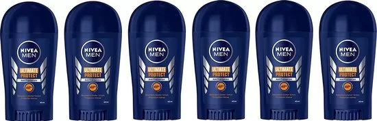 Nivea Men Deodorant Stick Ultimate Protect – 6 x 40 ml, 48h Anti-Perspirant Schutz für Männer, Langhaltender Frischekomfort