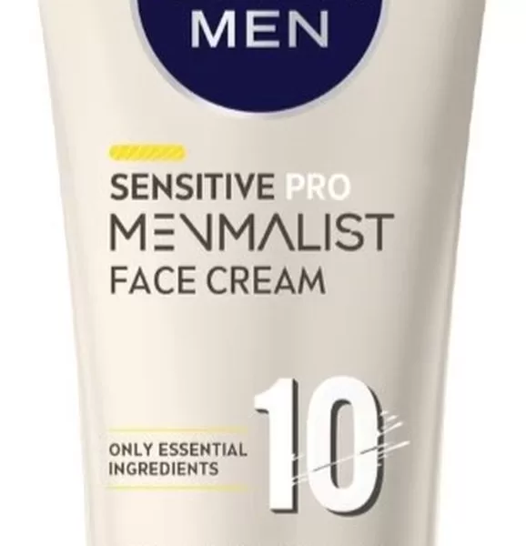 NIVEA MEN Sensitive Pro Menmalist Gezichtcrème - 10 milde Zutaten, hydratisiert, 91% natuurlijke ingrediënten, dermatologisch getest, 99% biologisch afbreekbaar