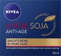 NIVEA VITAL Soja Anti-Age Nachtcreme 50 ml - Verstevigend, Hydraterend & Herstellend - Voor een Jongere Huid, met Sojaproteïne en Antistresscomplex