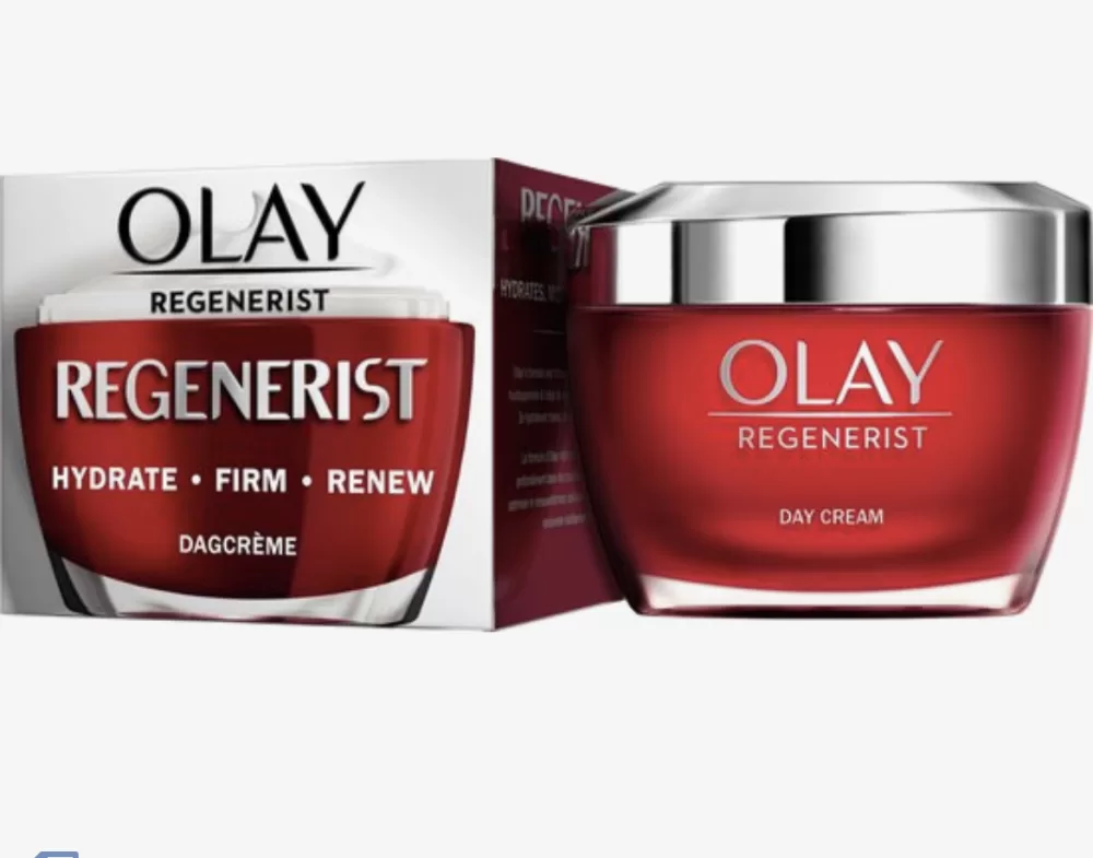 Olay Regenerist 3-Zone Anti-Aging Dagcrème 50ml - Verstevigt, verjongt & vermindert rimpels rondom ogen, kaaklijn en hals