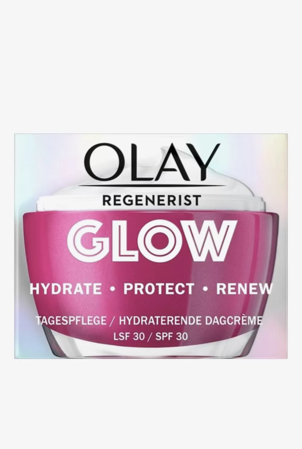 Olay Regenerist Glow Dagcrème SPF 30 - Hydratatie, Matte Afwerking, Niacinamide - Geschikt voor Alle Huidtypes - Stralende Teint